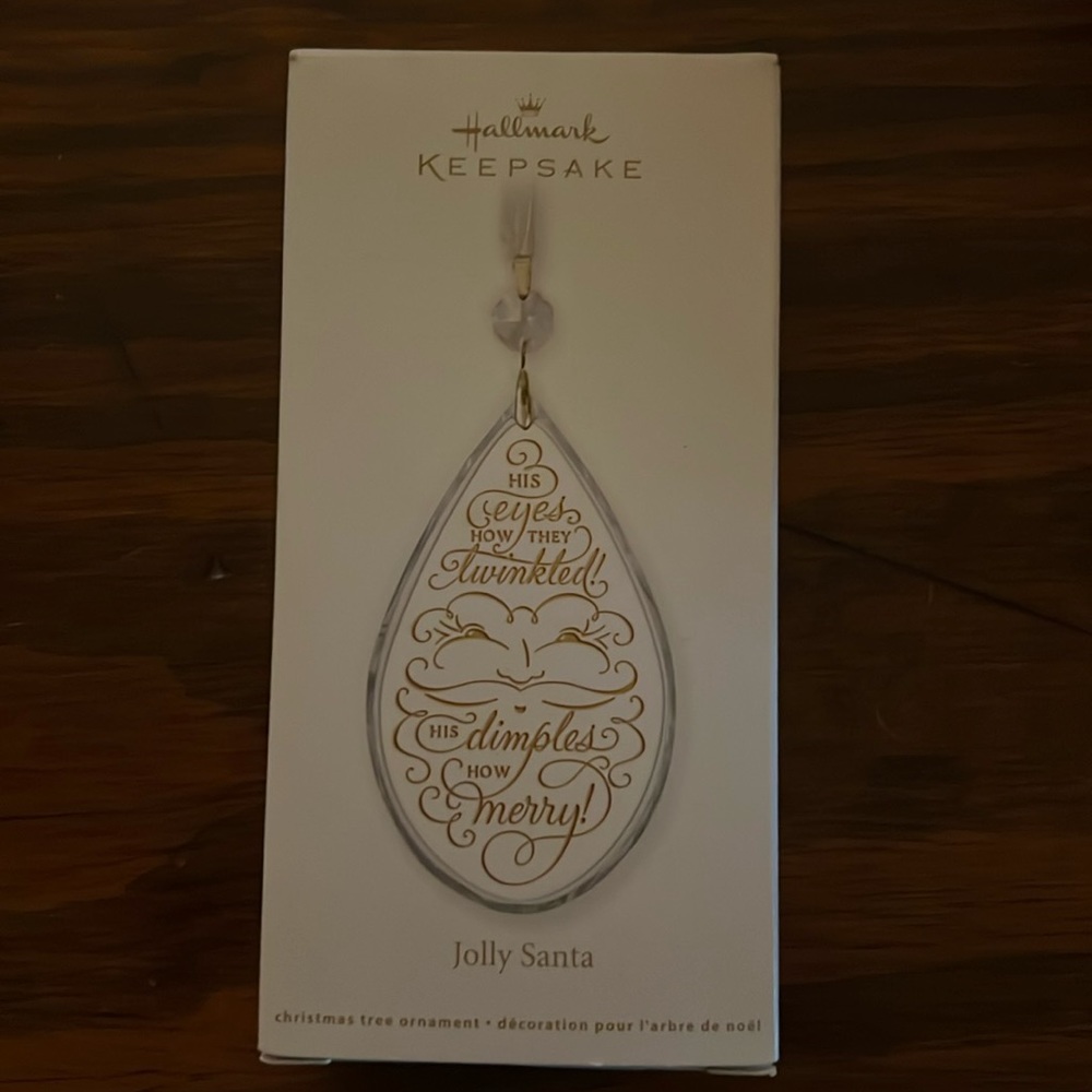 Hallmark keepsake jolly Santa